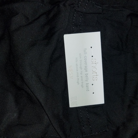 🤱🏼🤱🏿🤱🏻 Black maternity shorts - a:glow 2X - Picture 5 of 8